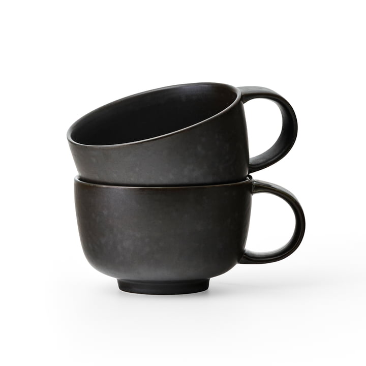 Audo - New Norm Cup set of 2, 250ml, dark glaze