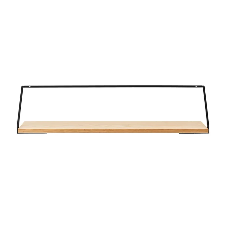 Rail Wall shelf, 25 x 95 cm, natural oak from Audo