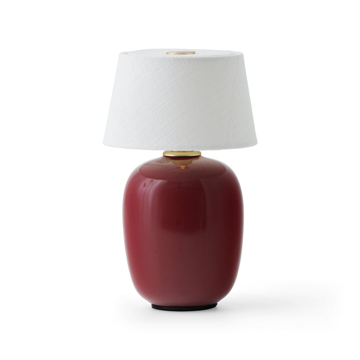 Torso Battery lamp, Ø 11,7 cm, ruby by Audo