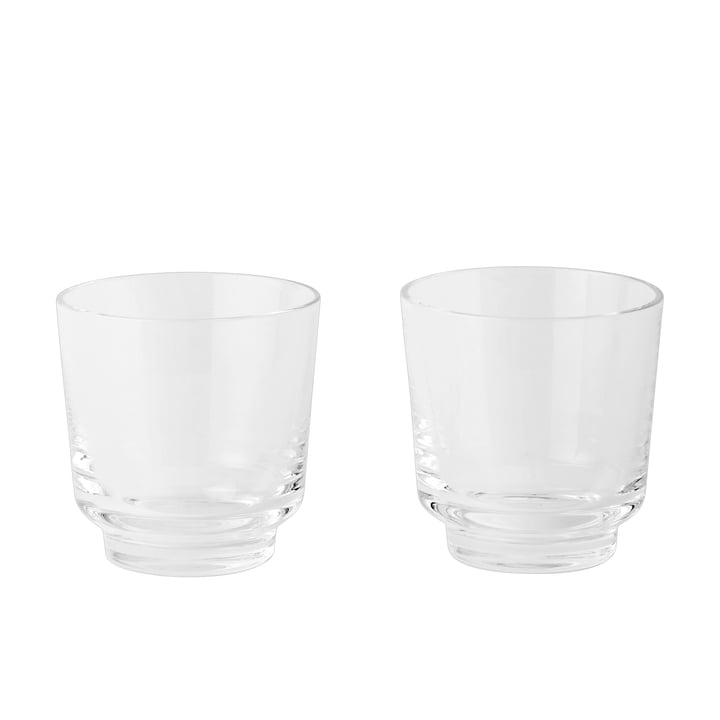 Raise Drinking glass in the clear version in a set of 2