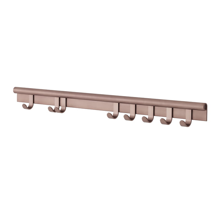Coil Wall coat rack from Muuto in the colour plum