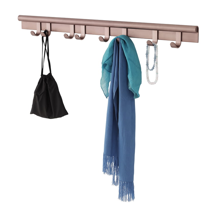 Coil Wall coat rack from Muuto in the colour plum