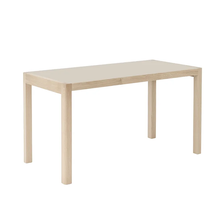 Workshop Desk from Muuto in the finish oak / warm grey