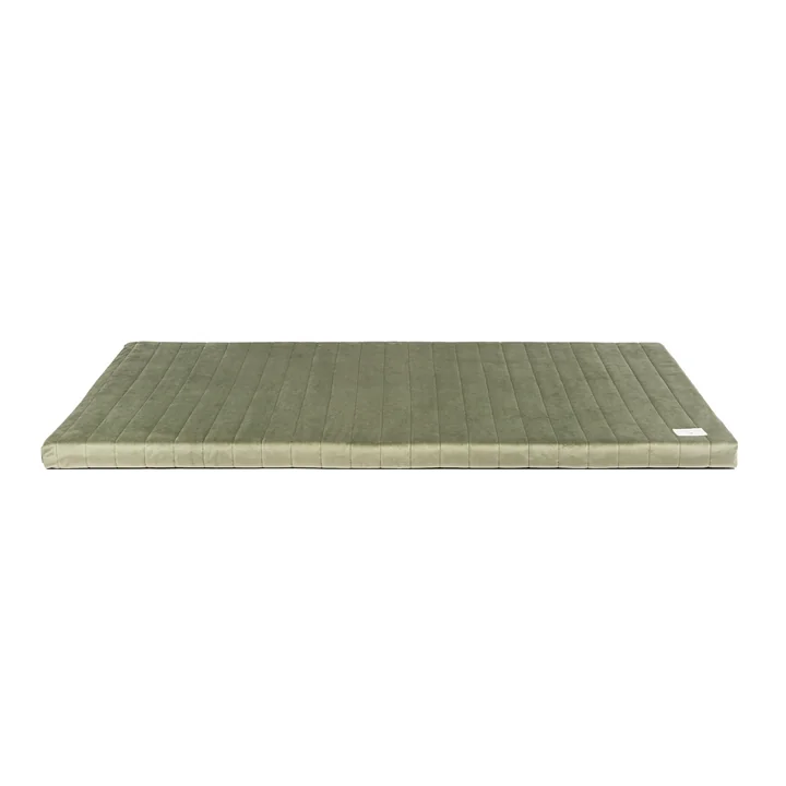 Zanzibar Play mattress by Nobodinoz in the colour olive green