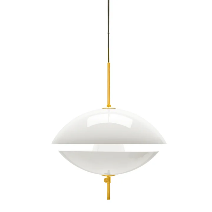 Clam Pendant lamp from Fritz Hansen in the colour white