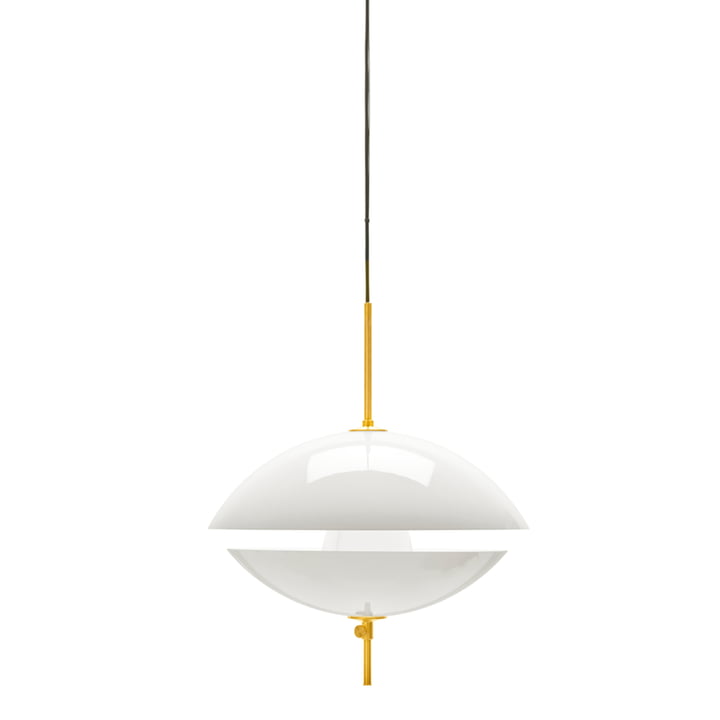 Clam Pendant lamp from Fritz Hansen in the colour white