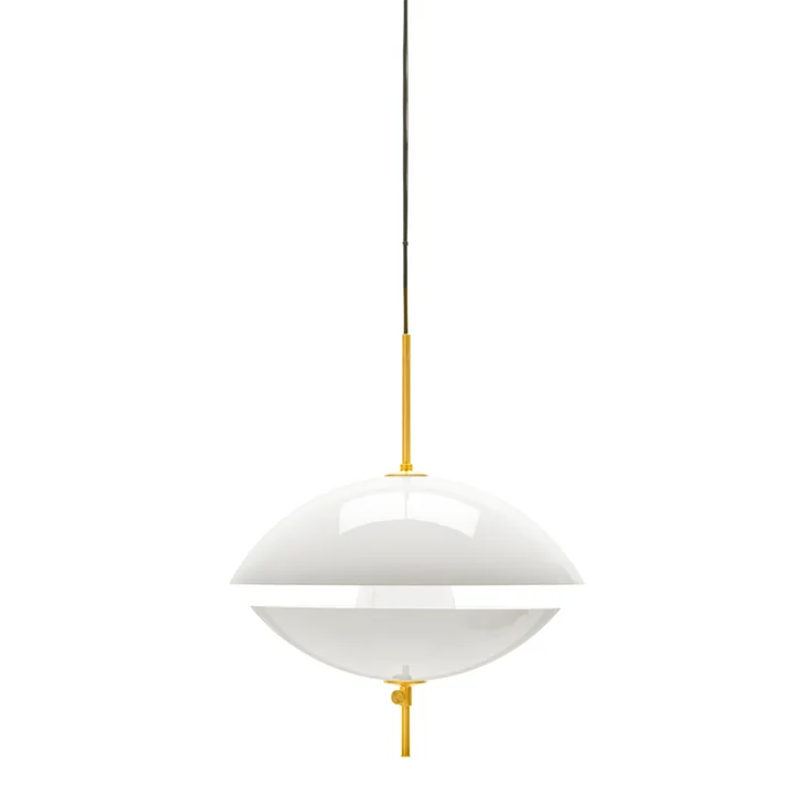 Clam Pendant lamp from Fritz Hansen in the colour white