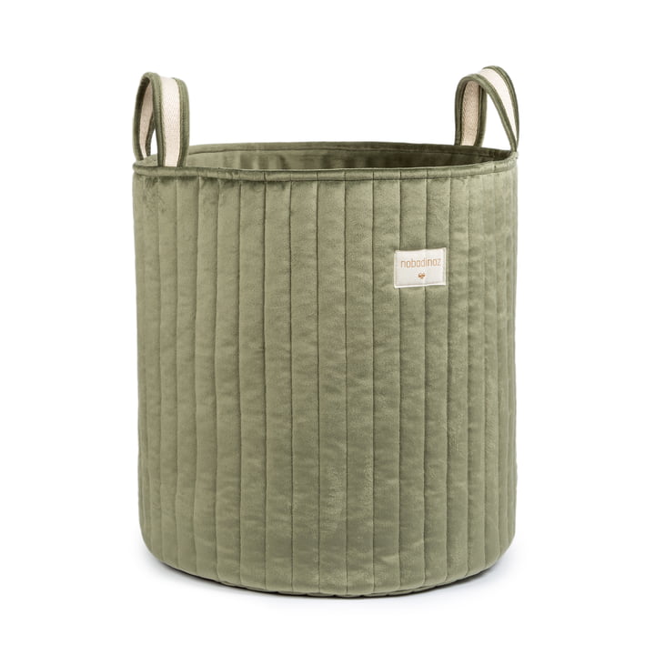 Savanna Storage basket by Nobodinoz in the colour olive green
