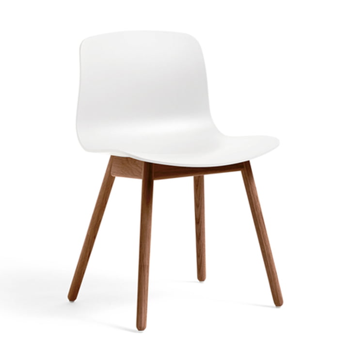 About A Chair AAC 12 ECO from Hay in walnut lacquered / white