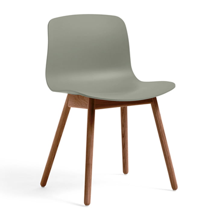About A Chair AAC 12 from Hay in walnut lacquer / dusty green