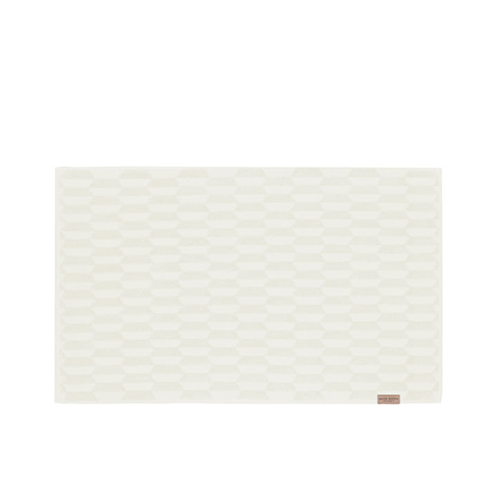 Geo Bathroom mat 50 x 80 cm from Mette Ditmer in off-white