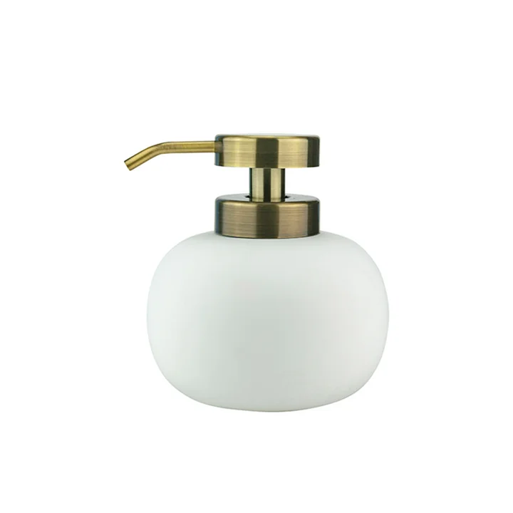 Lotus Soap dispenser deep from Mette Ditmer in white