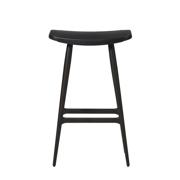 Freja Bar stool 750 from Stellar Works in the version oak / onyx