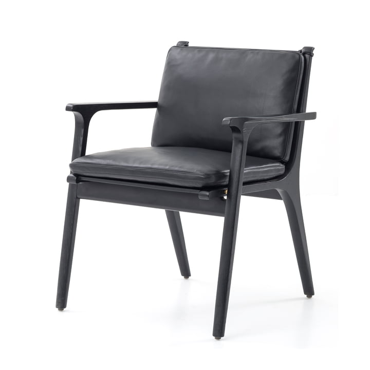 Rén Dining Armchair from Stellar Works in the version oak / black