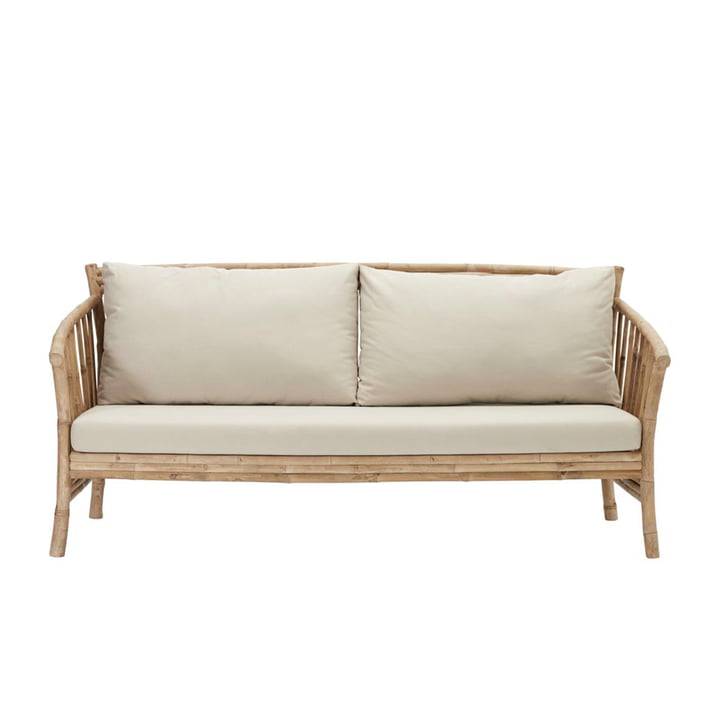 Sedeo Sofa with cushions from House Doctor in natural bamboo finish