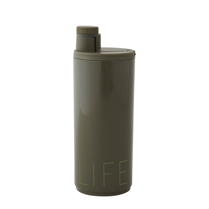 Sports life Drinking bottle 500 ml from Design Letters in olive