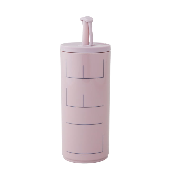 Travel life Drinking straw cup 500 ml from Design Letters in lavender