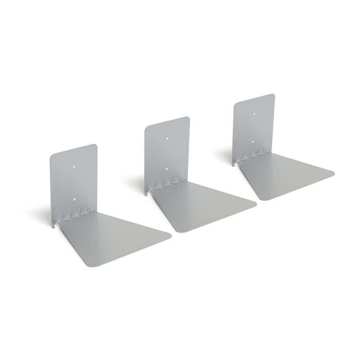 Conceal Book holder large from Umbra in silver (set of 3)