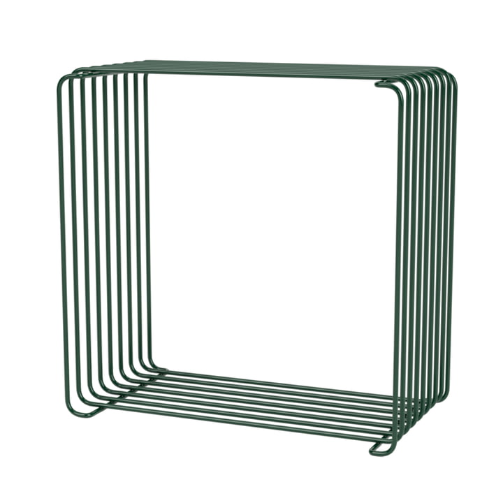 Panton Wire Shelf / side table 18.8 cm from Montana in pine green