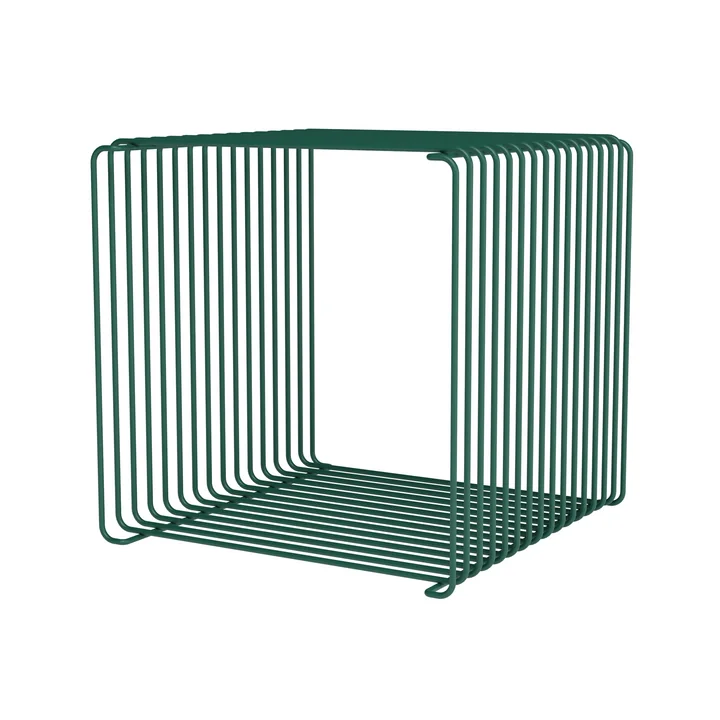 Panton Wire Shelf / side table 34.8 cm from Montana in pine green