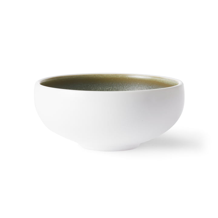 Home Chef Ceramics Bowl from HKliving in color white / green