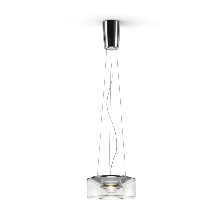 Curling LED pendant luminaire S Robe Luminaire unit by serien.lighting (acrylic glass / clear)