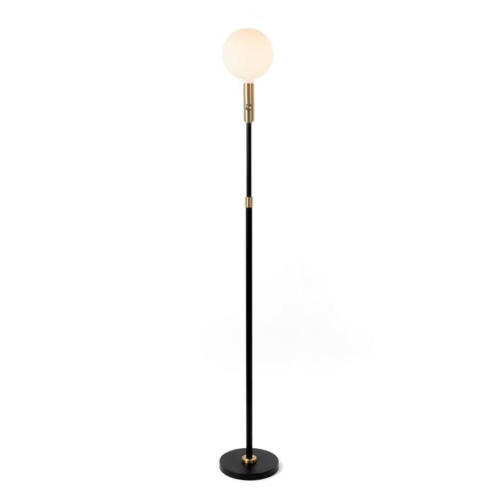 Poise LED floor lamp from Tala in brass