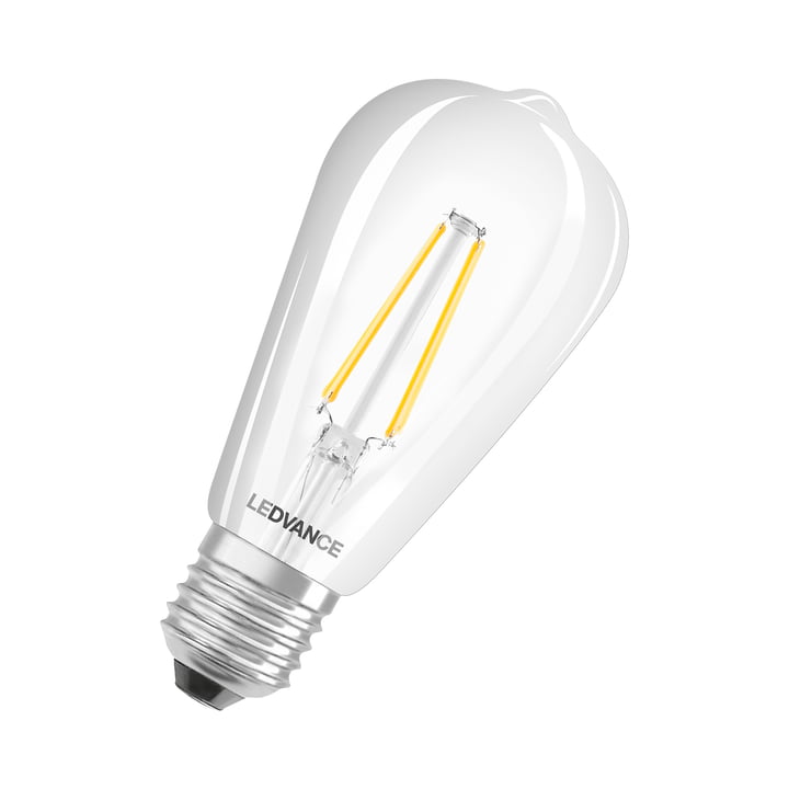 Smart+ WLAN LED light bulb Edison 60 from Ledvance in clear
