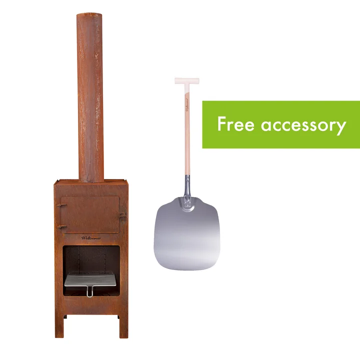 Weltevree - Outdoor Stahlofen + FREE pizza shovel