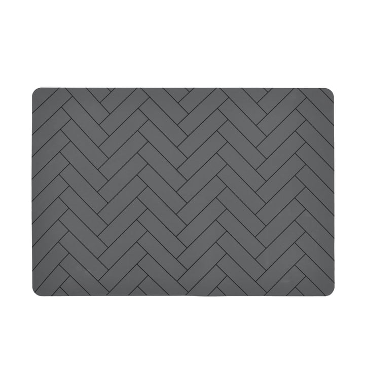 Tiles Placemat 33 x 48 cm from Södahl in grey