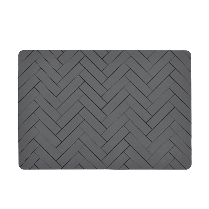Tiles Placemat 33 x 48 cm from Södahl in grey