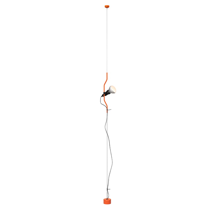 Parentesi D/50 from Flos in signal orange (with dimmer)
