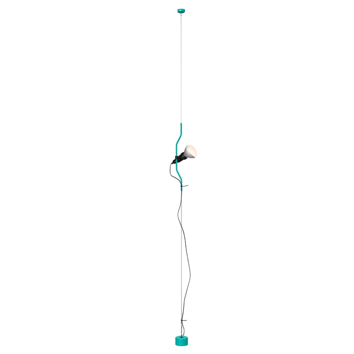 Parentesi D/50 from Flos in turquoise (with dimmer)