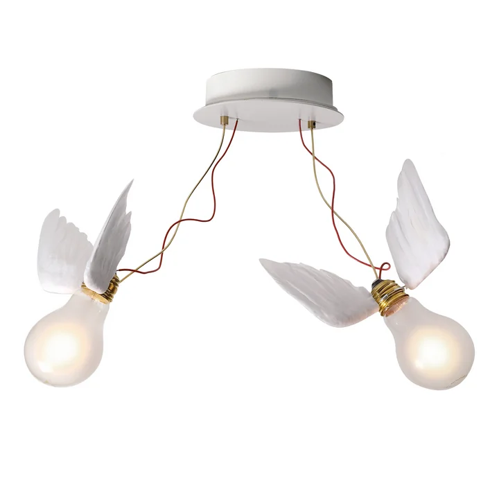 The Lucellino Doppio wall and ceiling lamp from Ingo Maurer