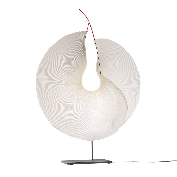 The Yoruba Rose LED table lamp, white by Ingo Maurer