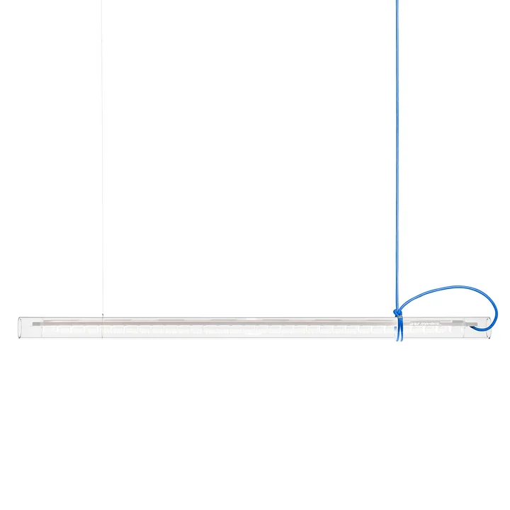 The Tubular LED pendant light, white / blue from Ingo Maurer