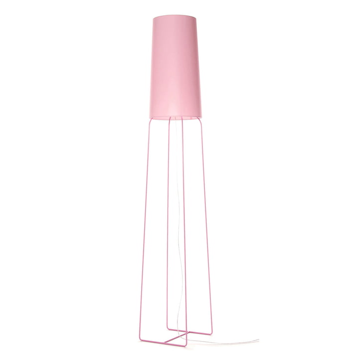 Slimsophie floor lamp, Switch to Dim LED by frauMaier in pink