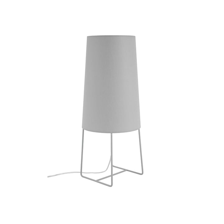 Mini Sophie table lamp with LED dimmer by frauMaier in light grey