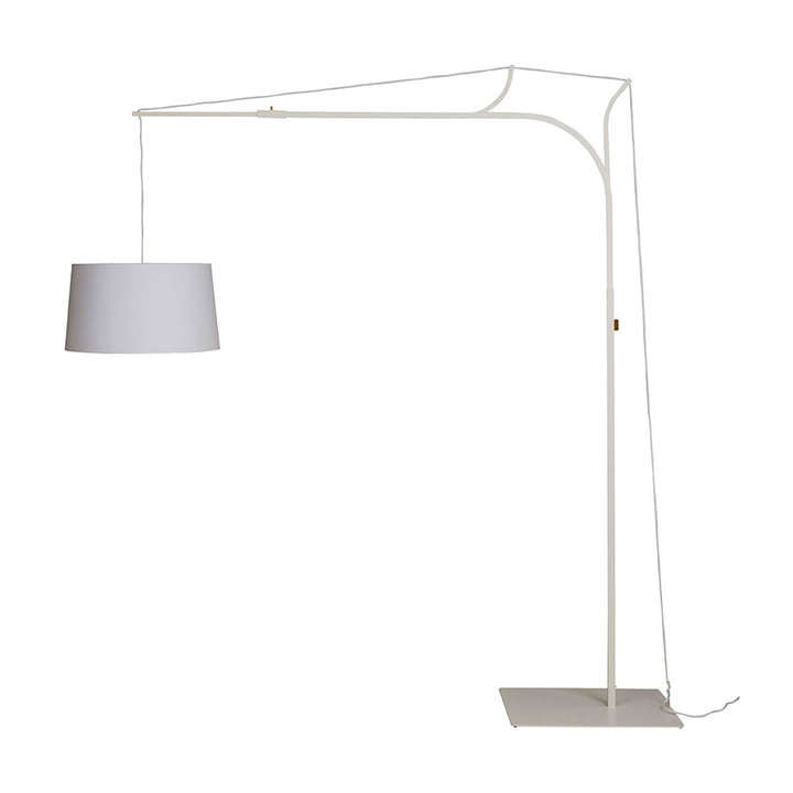 Tina floor lamp by frauMaier in white (RAL 9016)