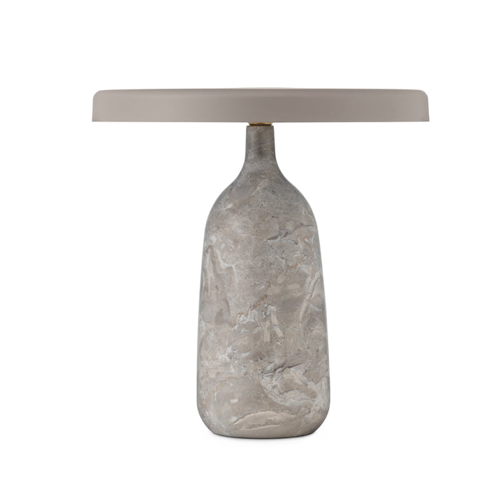Eddy LED Table Lamp by Normann Copenhagen in Grey Marble