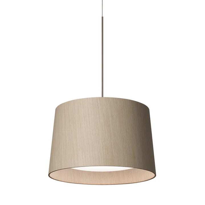 Twiggy Wood LED pendant light, greige from Foscarini