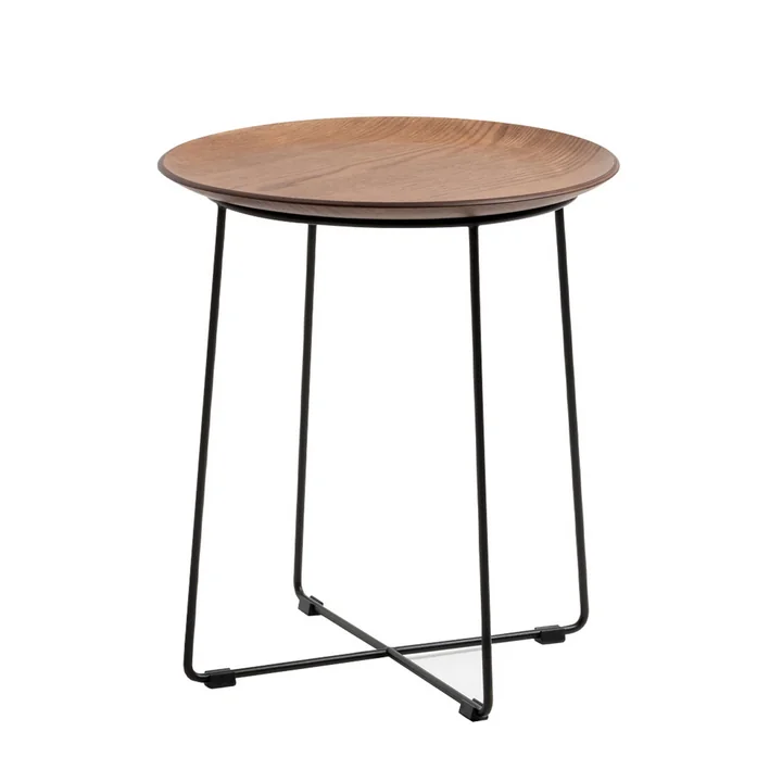 Al Wood Coffeetable from Kartell in black / dark beech