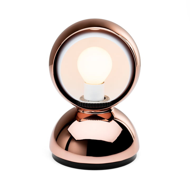 Eclisse Table lamp from Artemide in copper