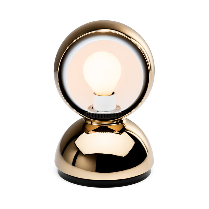 Eclisse Table lamp from Artemide in gold