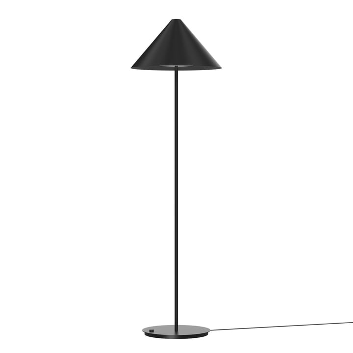 Keglen LED floor lamp D2W by Louis Poulsen in black