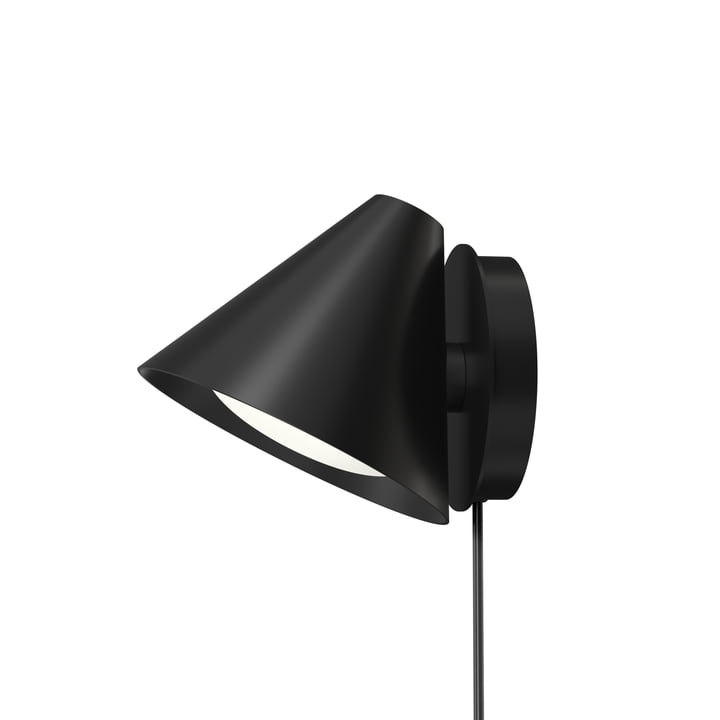 Keglen LED wall lamp D2W from Louis Poulsen in black