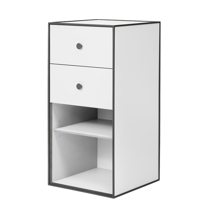 Frame Shelf module 70 incl. drawer from Audo in white