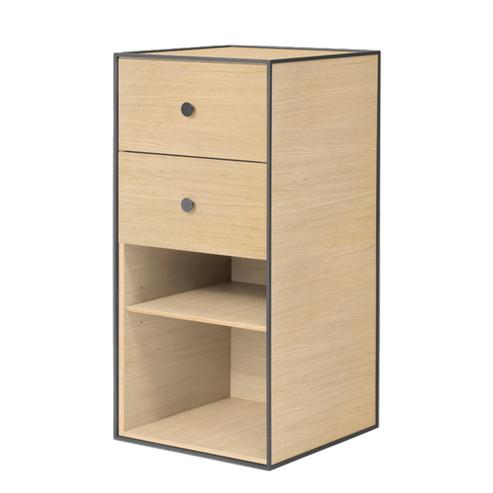 Frame Shelf module 70 incl. drawer from Audo in oak