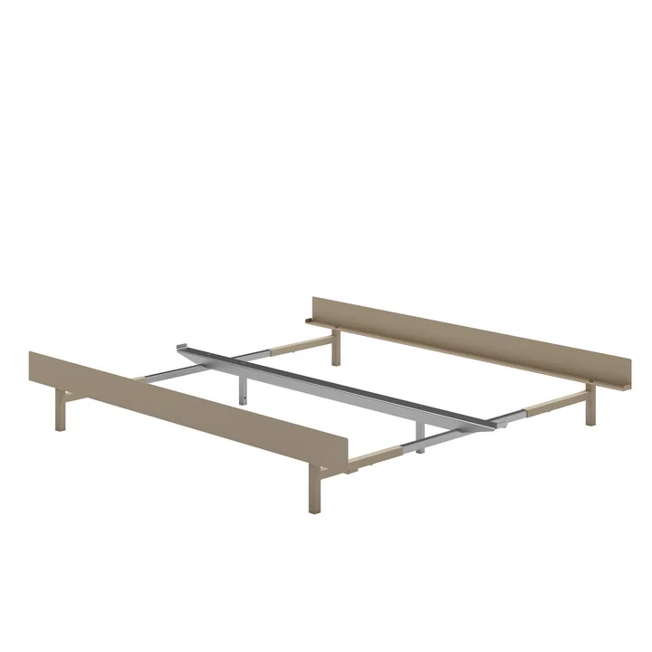 Bed (90 - 180 cm) from Moebe in sand