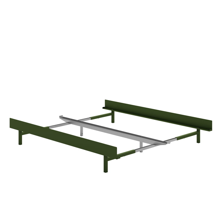Bed (90 - 180 cm) from Moebe in pine green